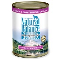 Natural Balance Limited Ingredient Diets Venison & Sweet Potato Canned