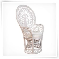 peacock chair rattan