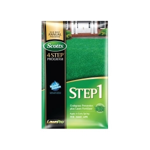 Scotts® Lawn Pro® Step 1 Crabgrass Preventer Plus Fertilizer | Sawyer