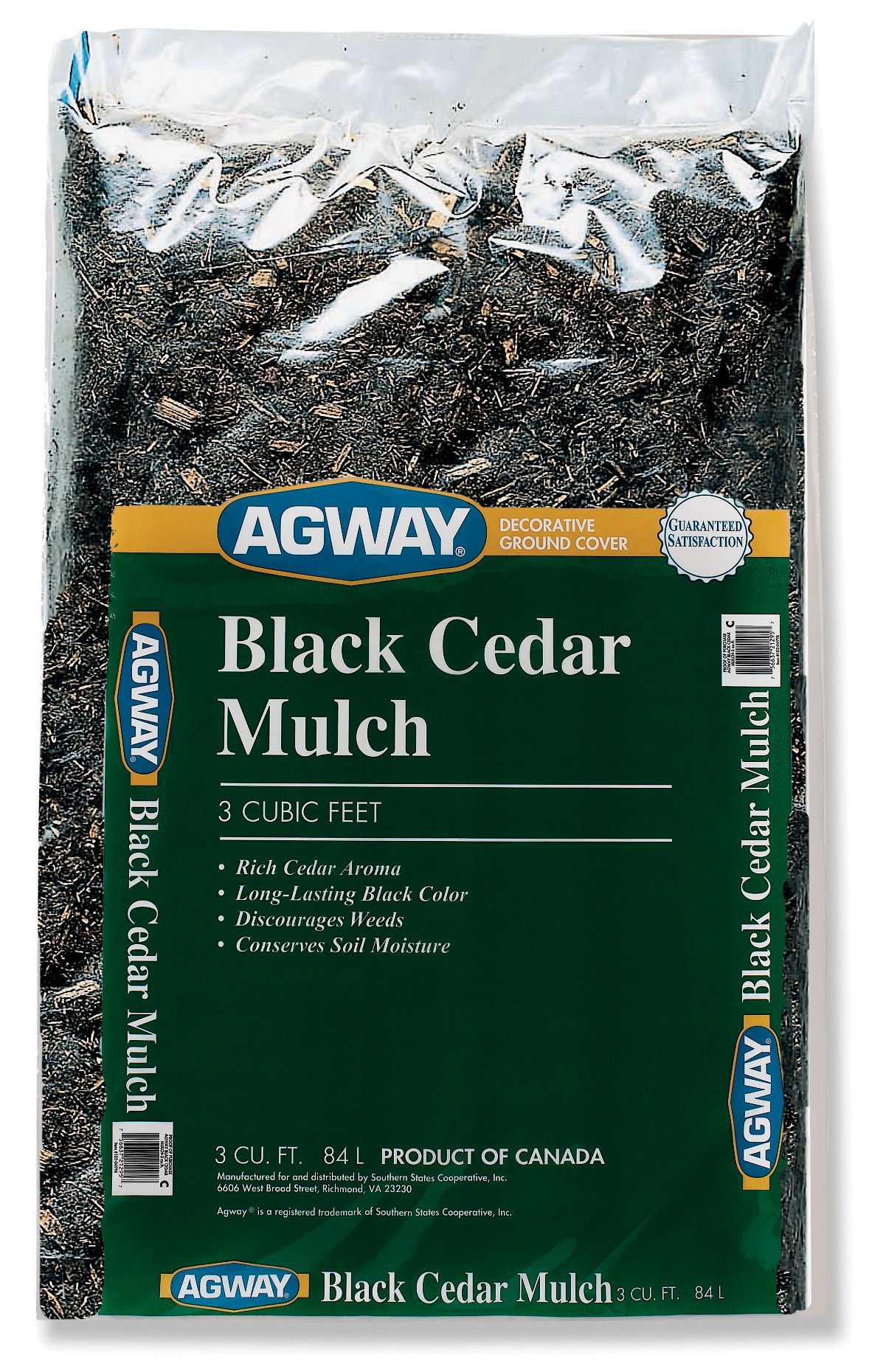 Agway Black Cedar Mulch 3 Cuft Middlebury Agway Farm & Garden