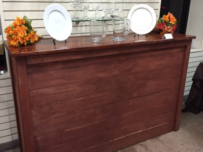 Walnut Bar, 6' x 21
