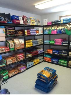 Pet food and supplies sale