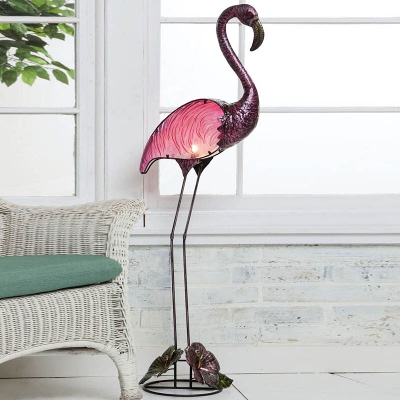 Flamingo Floor Lamp Outdoor Décor Mrt Lawn Garden Flamingo Floor Lamp Outdoor Décor