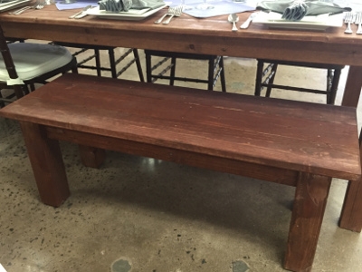 4' Farm Bench