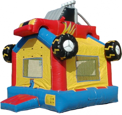 dump truck bounce house