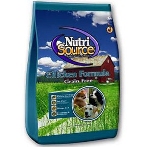 NutriSource Grain-Free Chicken Formula Dog Food | Chastant brothers