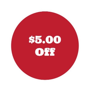 Sign Up to Get $5 Off!