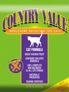 Country Value Cat Food - 20 lbs. | Brubaker Grain & Chemical