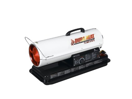 80K BTU Forced Air Kerosene Heater