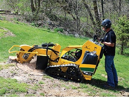 Tracked Stump Grinder