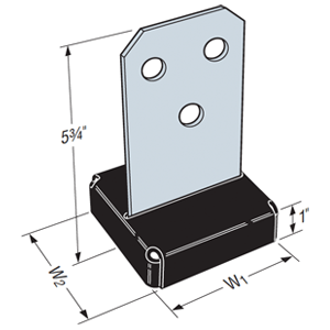simpson strong tie 4x4 post anchor